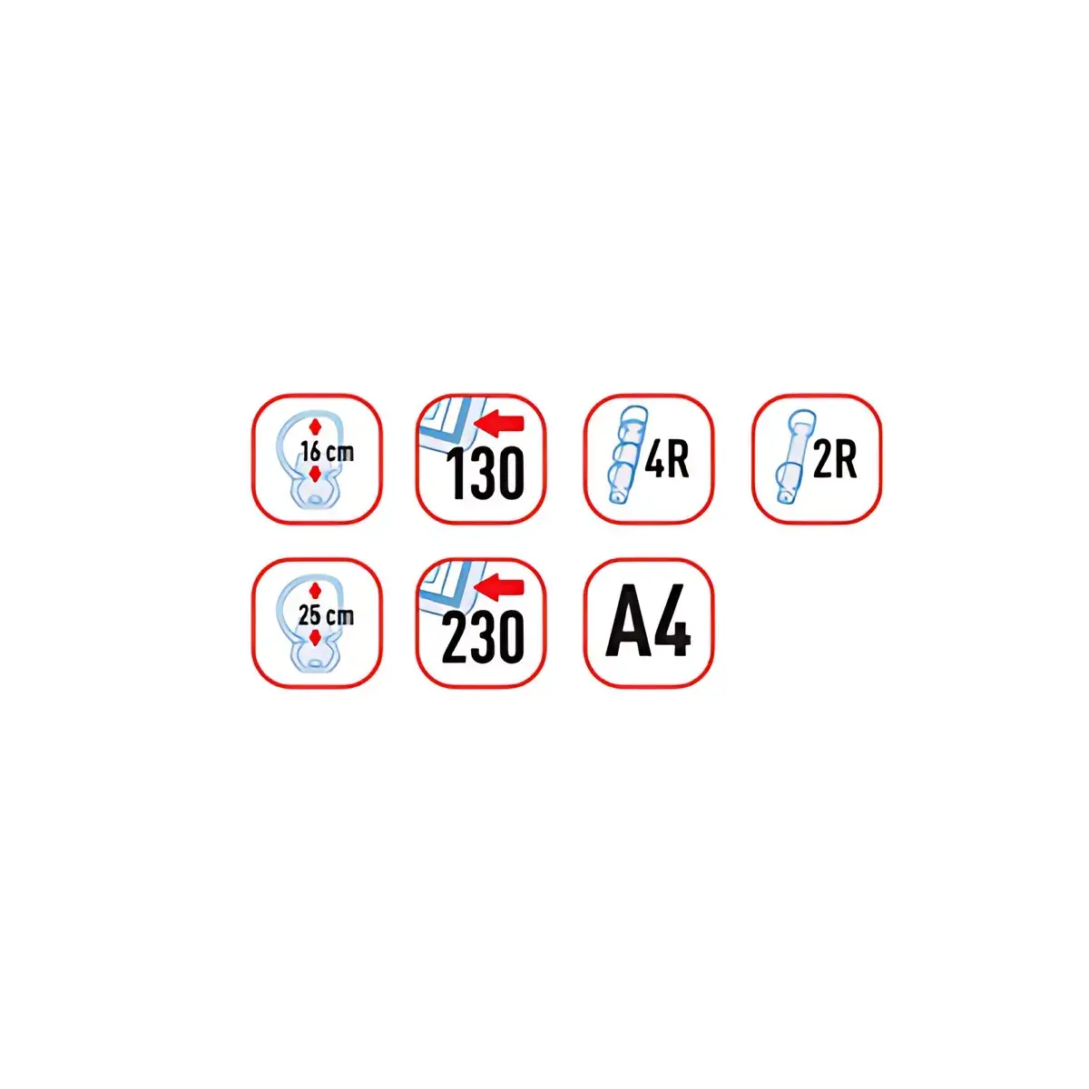 HERLITZ Classeur &agrave; anneaux easy orga to go, A4, 2 anneaux 