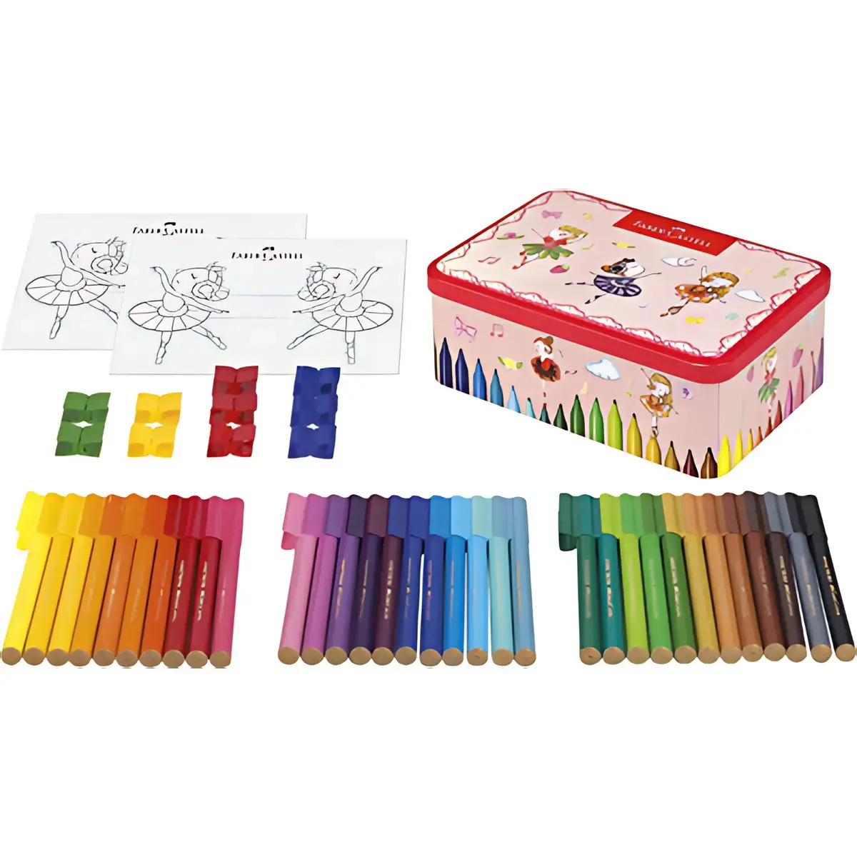 FABER-CASTELL Feutres CONNECTOR PEN, boîte ballerine de 33
