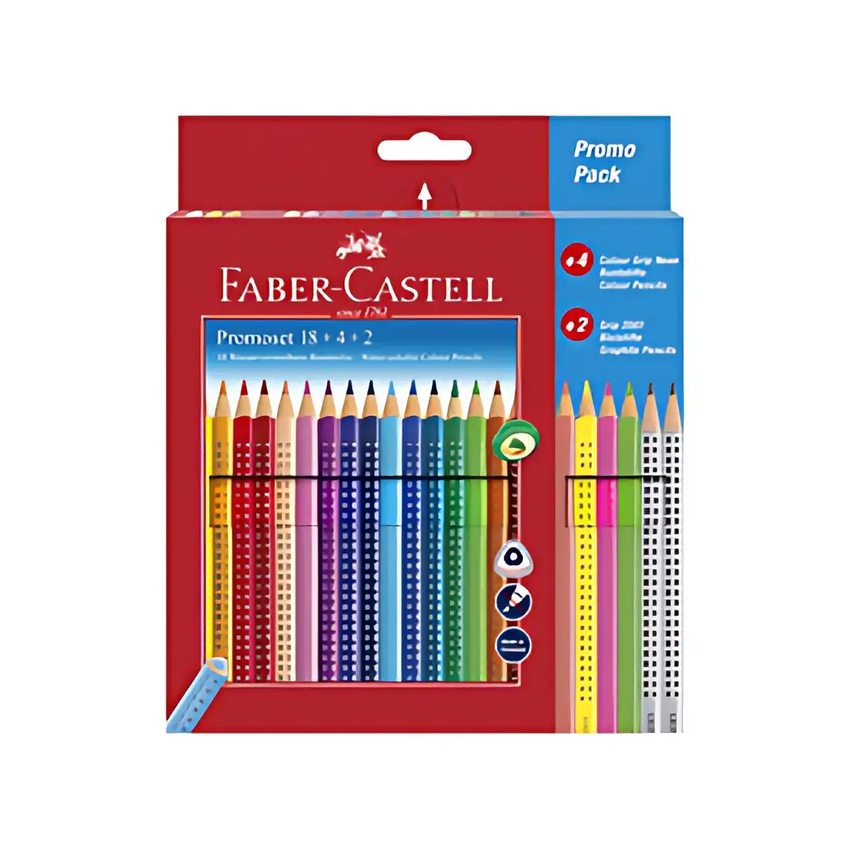 Crayon couleur triangle ColourGRIP - étui promo - Faber-Castell