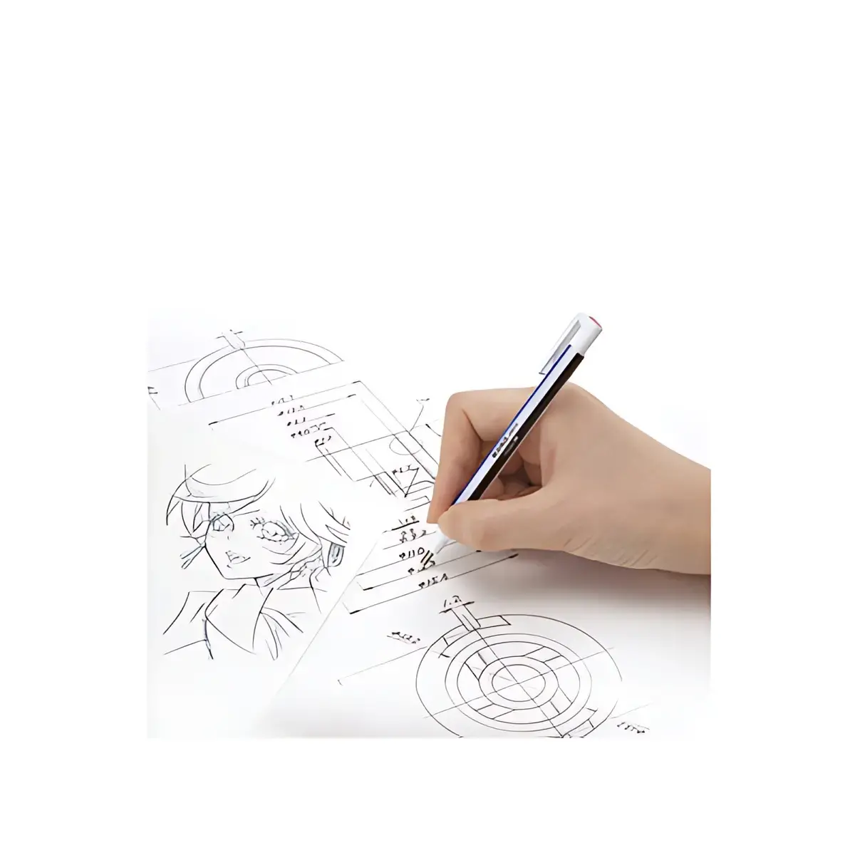 TOMBOW Stylo-gomme 'MONO zero', pointe angulaire