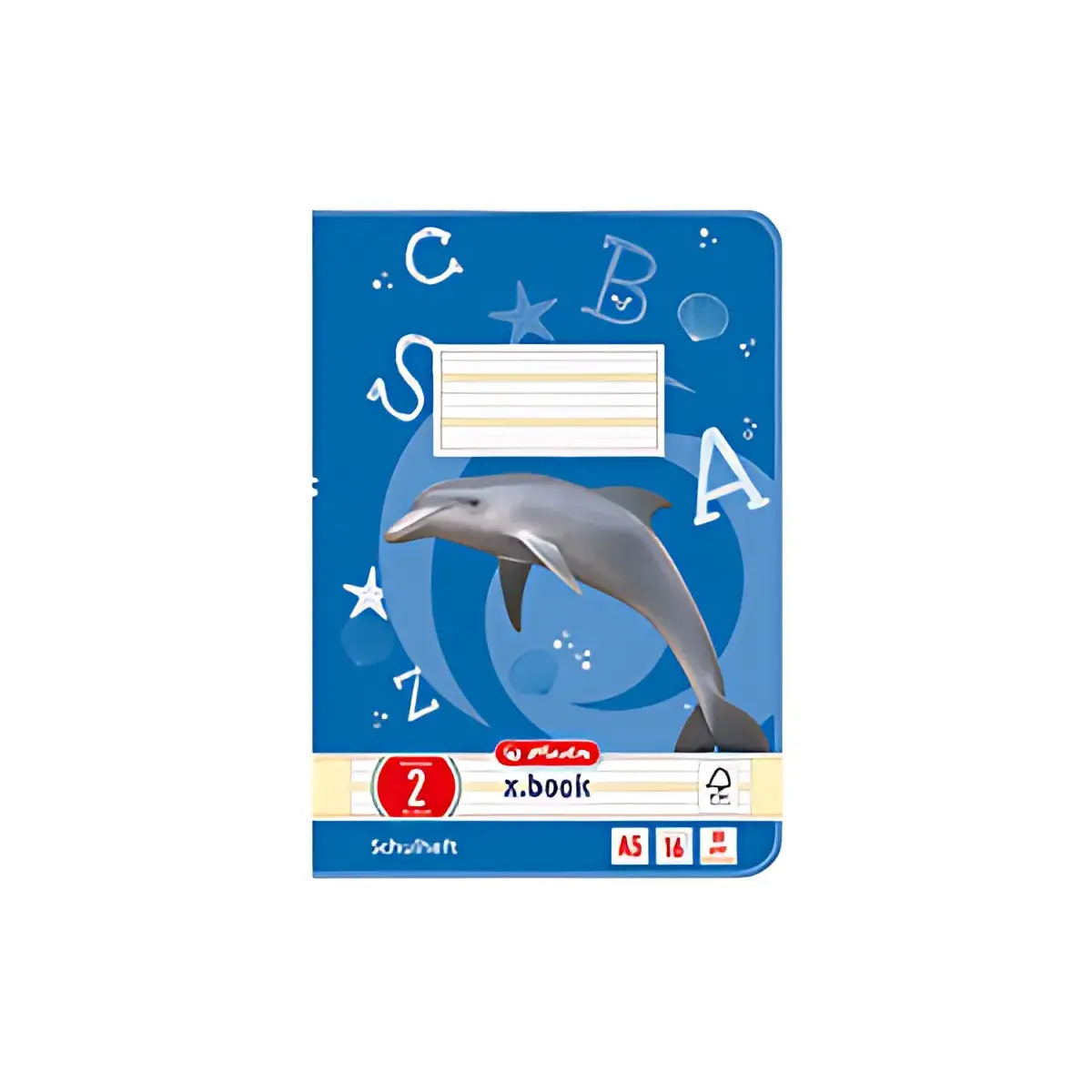 HERLITZ Cahier scolaire x.book, A5, lin&eacute;ature 2 