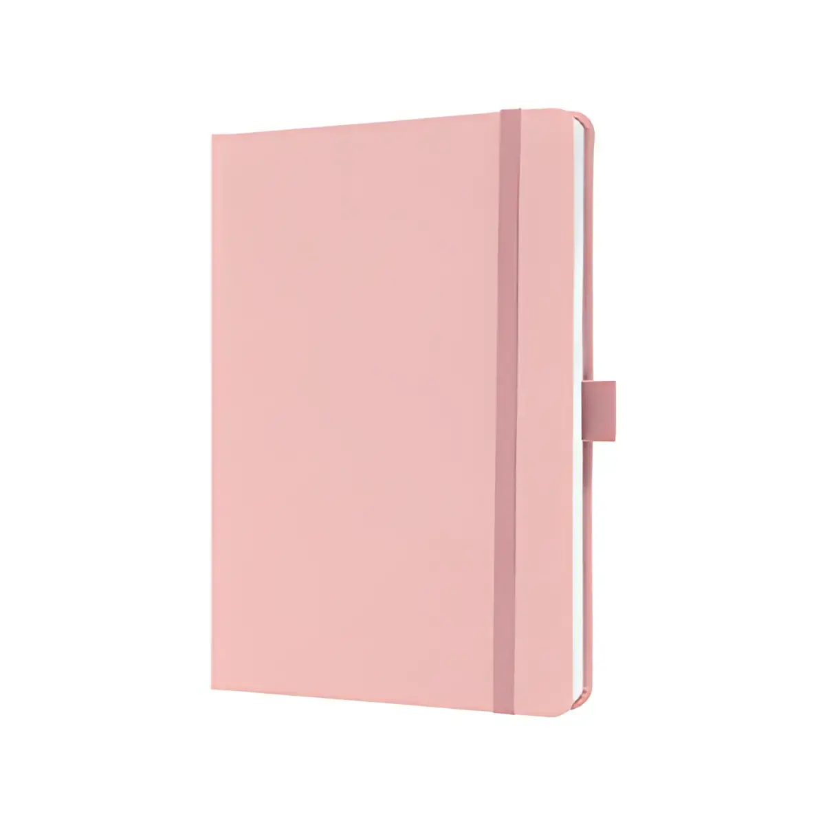 sigel Carnet de notes Jolie Feel, tissu, A5, ligné, rose