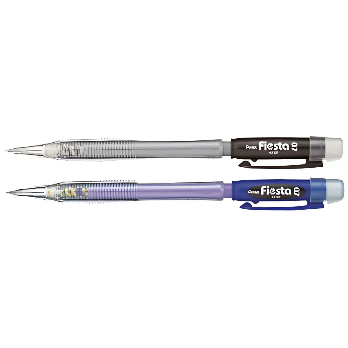 Pentel Porte-mines Fiesta AX107, noir transparent 