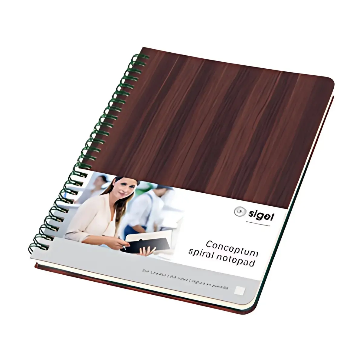 sigel Cahier à spirale Edition Conceptum Nature, A5, bois