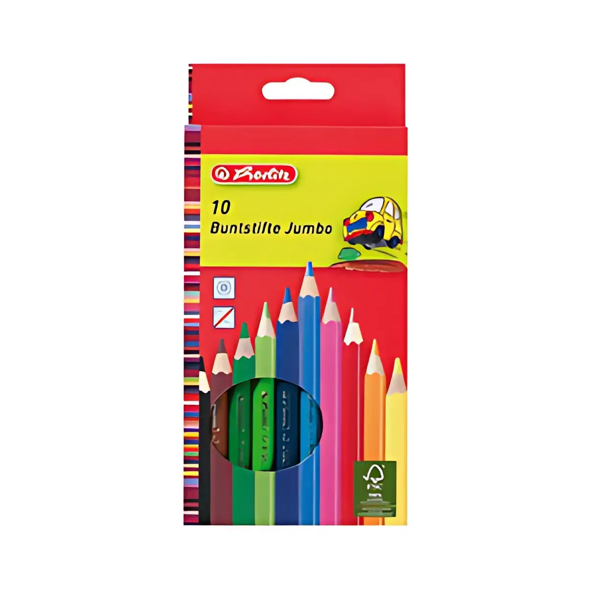 Crayons de couleur Jumbo - hexagonal - étui en carton - Herlitz