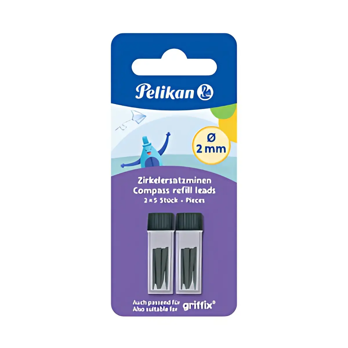 Pelikan Mine de rechange pour compas, sur carte blister 