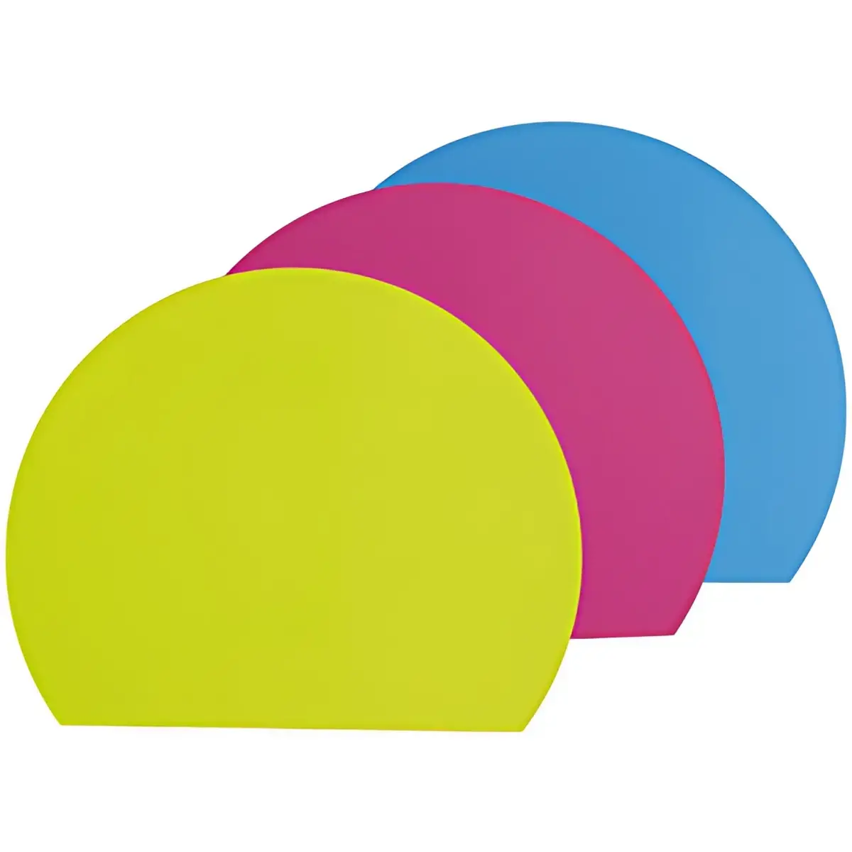 PAGNA Sous-main Trend, demi-cercle, couleurs assorties