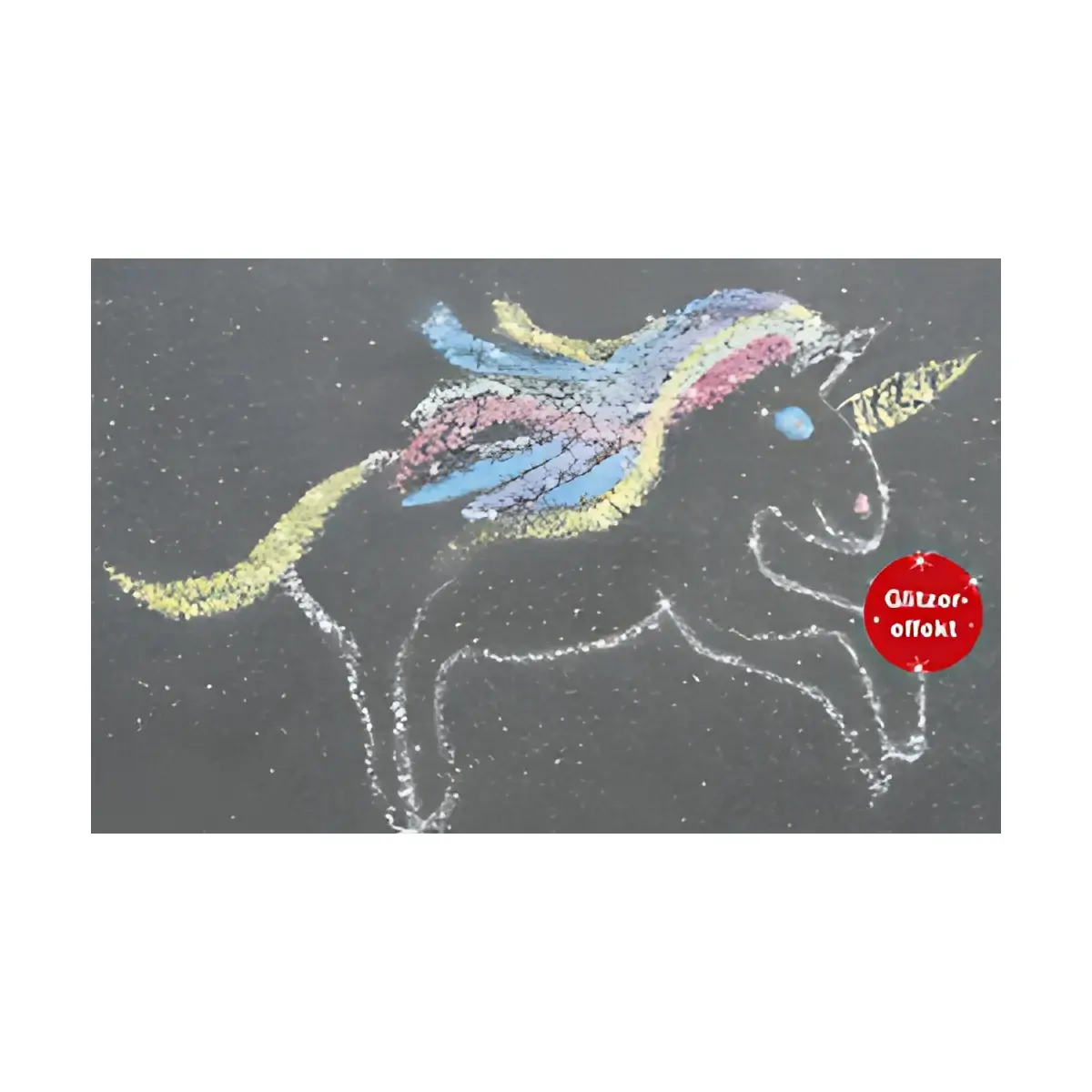 EBERHARD FABER Craie de trottoir pailletée, seau de 20