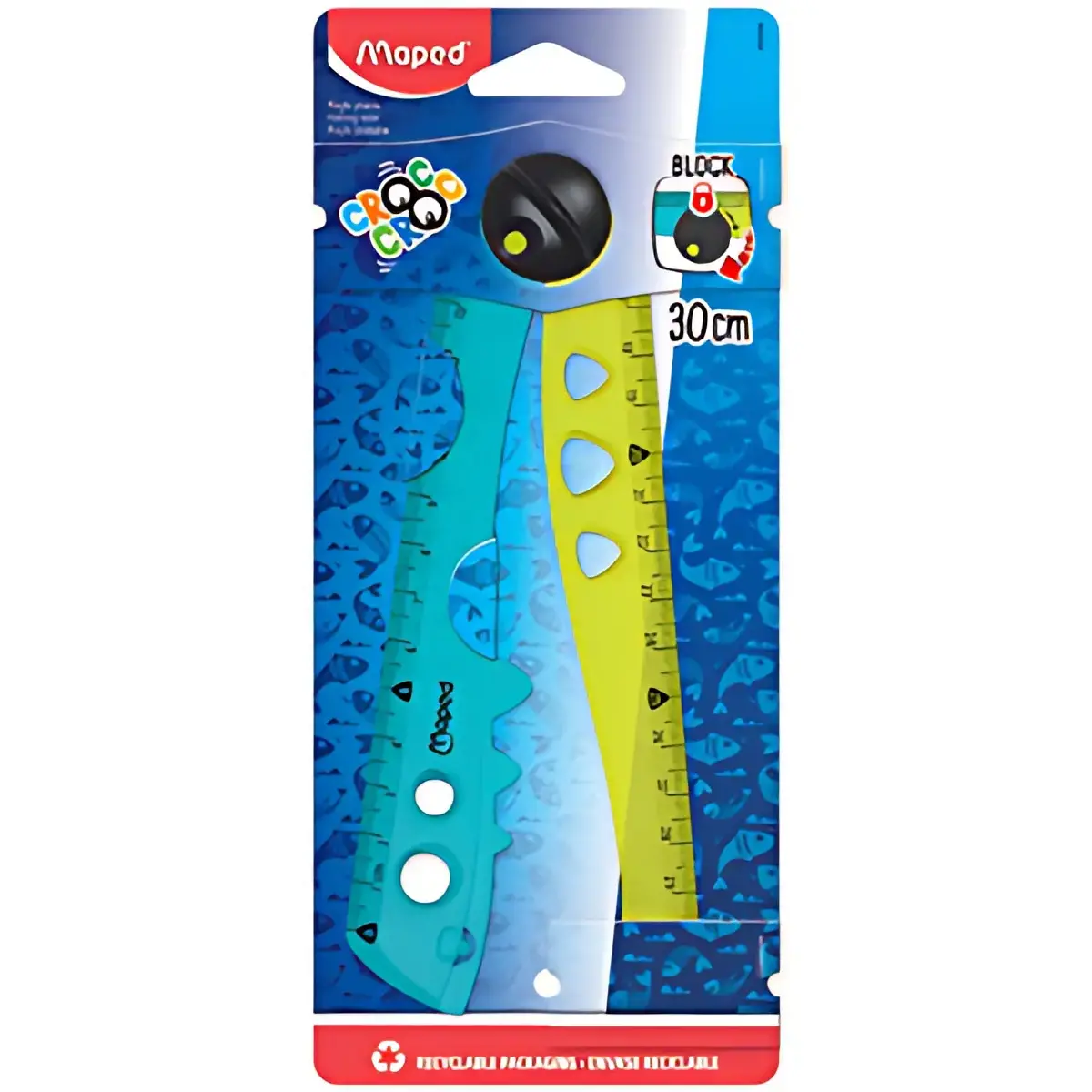 MAPED Règle pliable CROC CROC, 150 / 300 mm, plastique