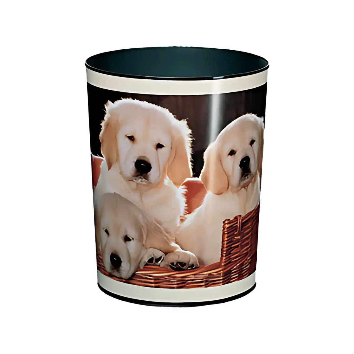 L&auml;ufer Corbeille &agrave; papier 'chiens' 