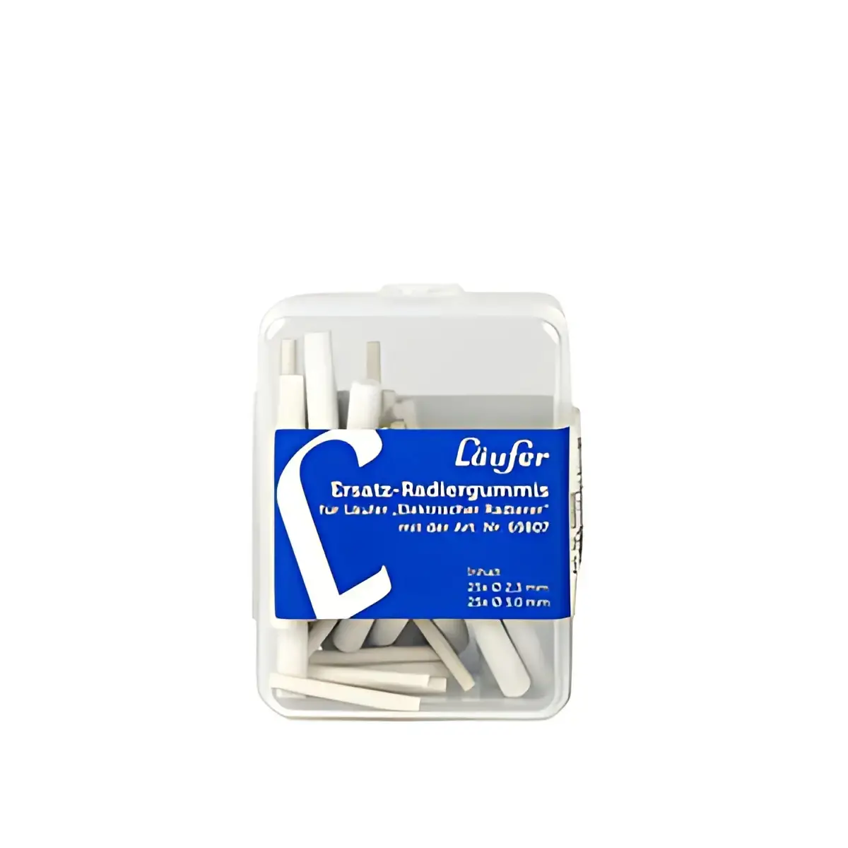 L&auml;ufer Gomme &eacute;lectrique, avec embout &eacute;changeable, bleu 