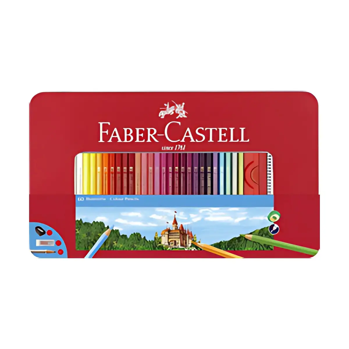 Crayons de couleurs hexagonaux CASTLE - Faber-Castell