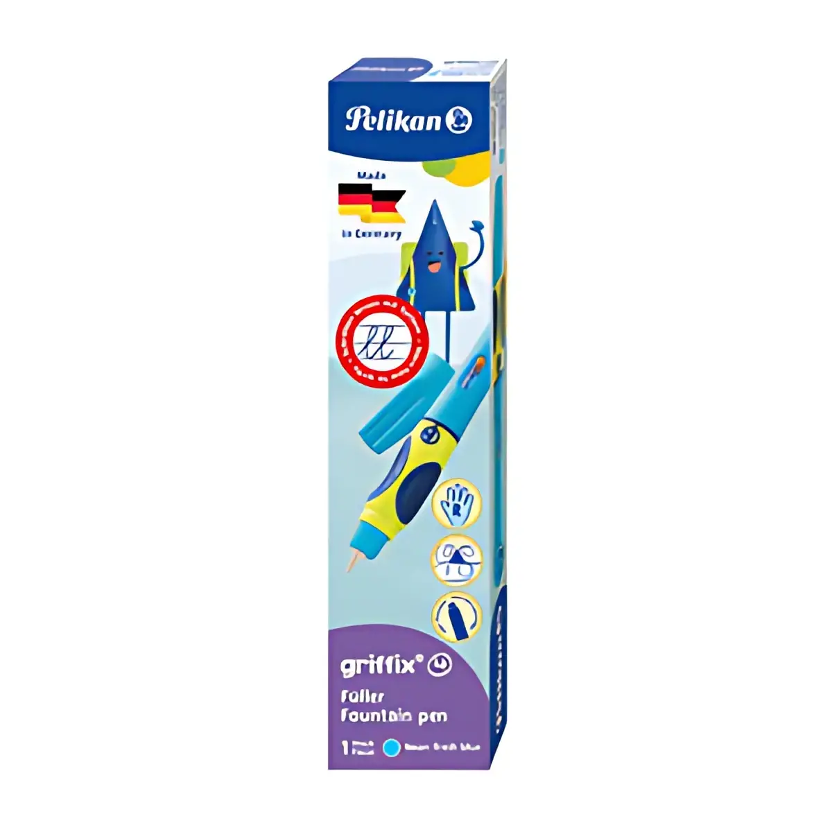 Pelikan griffix Stylo plume, bleu, pour droitiers