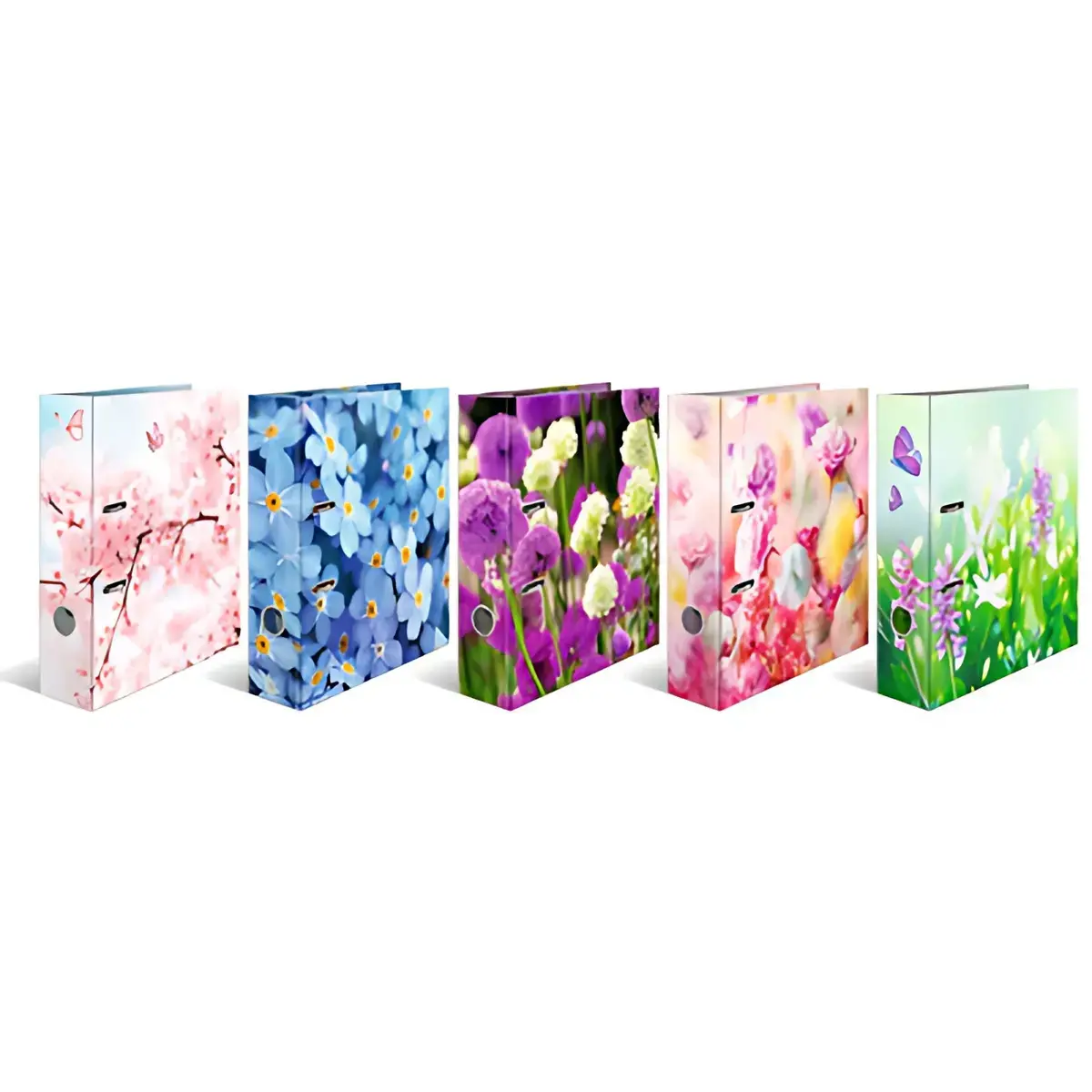 HERMA Assortiment de classeurs &agrave; motifs 'Fleurs' 