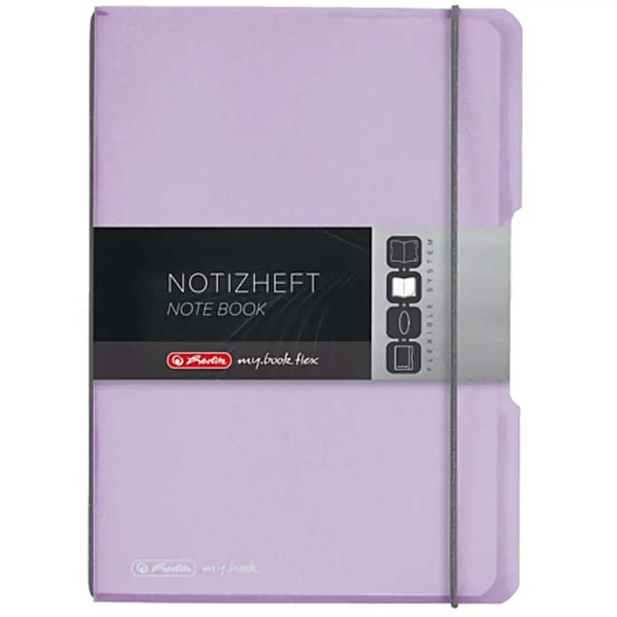 HERLITZ Carnet de notes my.book flex Pastel, A5, couverture 