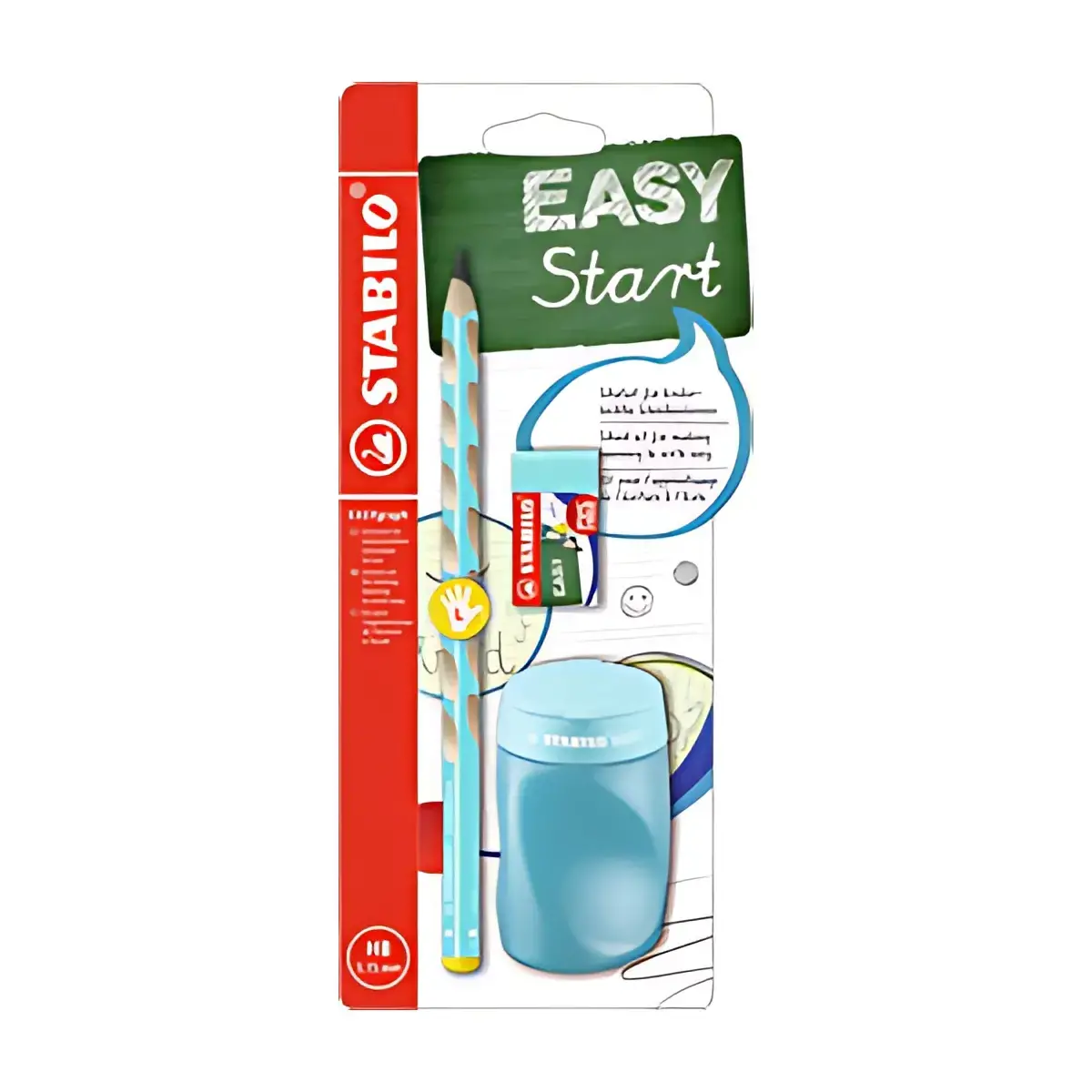 STABILO Kit pour écolier EASYgraph, pour gauchers, bleu