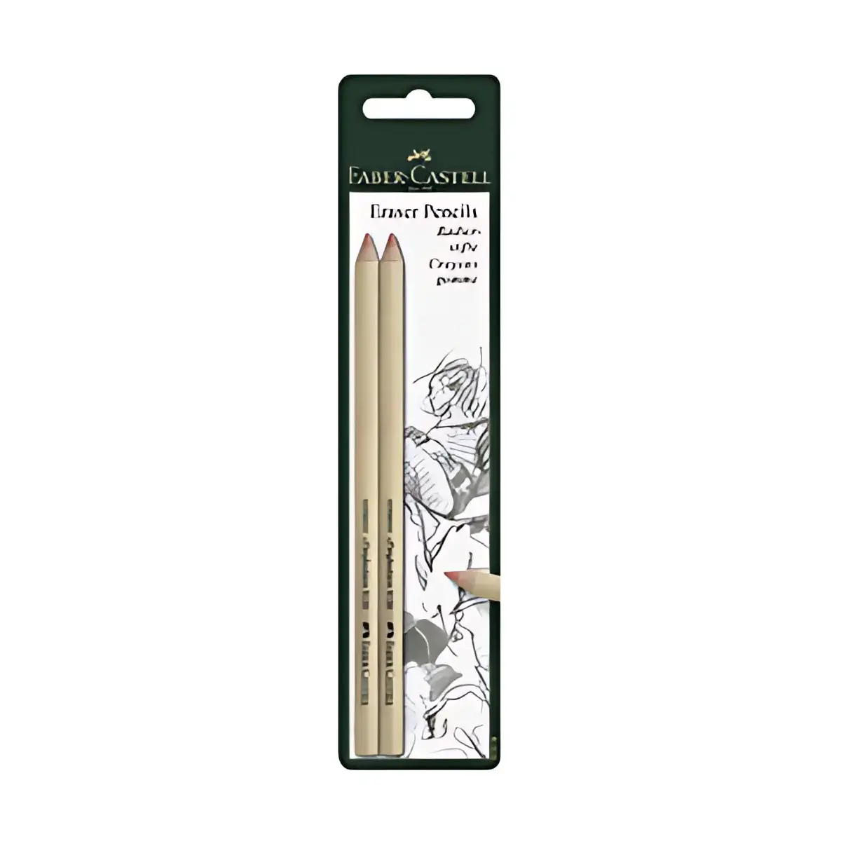 Crayon gomme PERFECTION 7056 - carte blister - Faber-Castell 