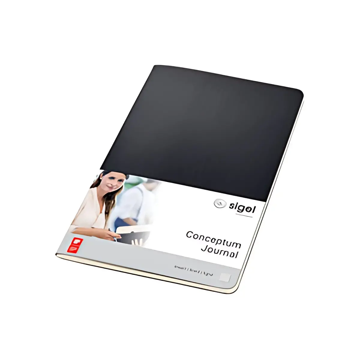 sigel Carnet Conceptum, A5, lign&eacute;, noir 