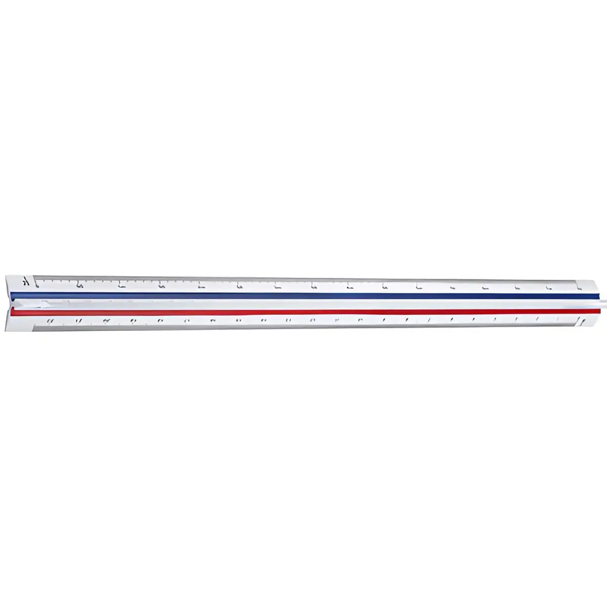 Wonday Echelle de réduction Arpentage, en plastique, blanc