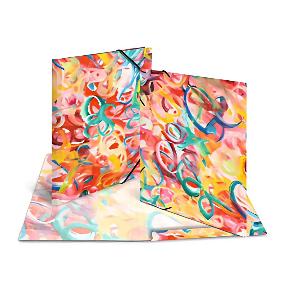 Chemise à élastiques Peinture - carton - A4 - Herma