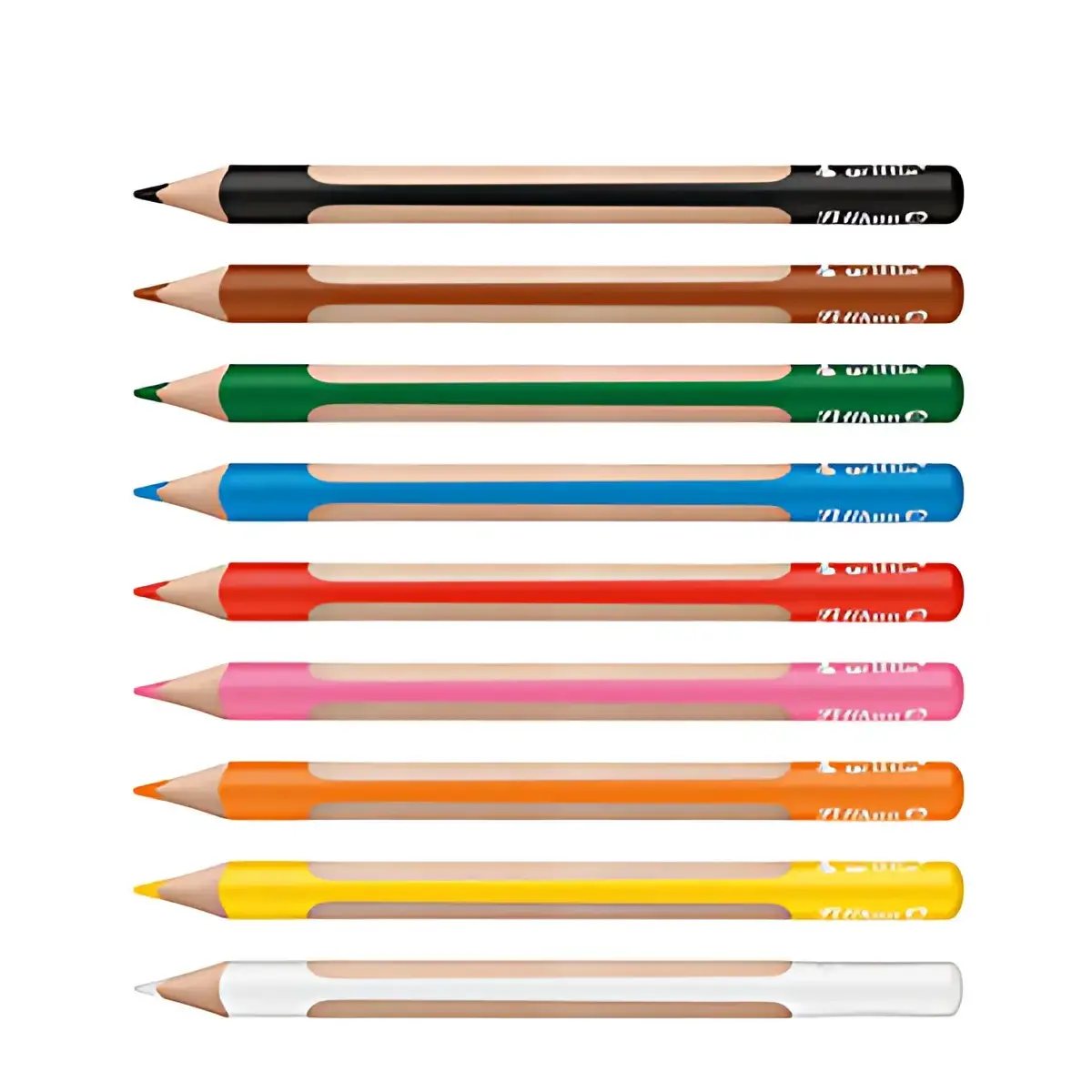 Crayon de couleur triangulaire griffix - &eacute;tui de 9 - Pelikan 