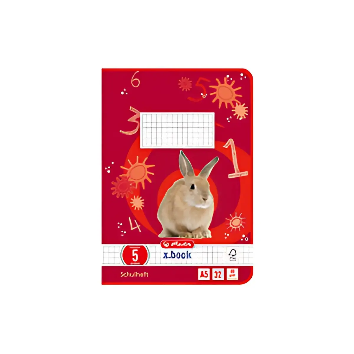 Cahier scolaire x.book - A5 - linéature 5 - Herlitz