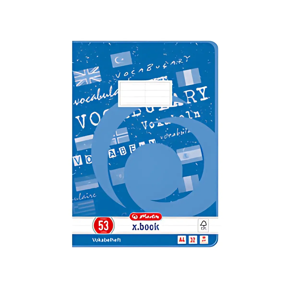 Cahier de vocabulaire x.book - A4 - 2 colonnes - Herlitz