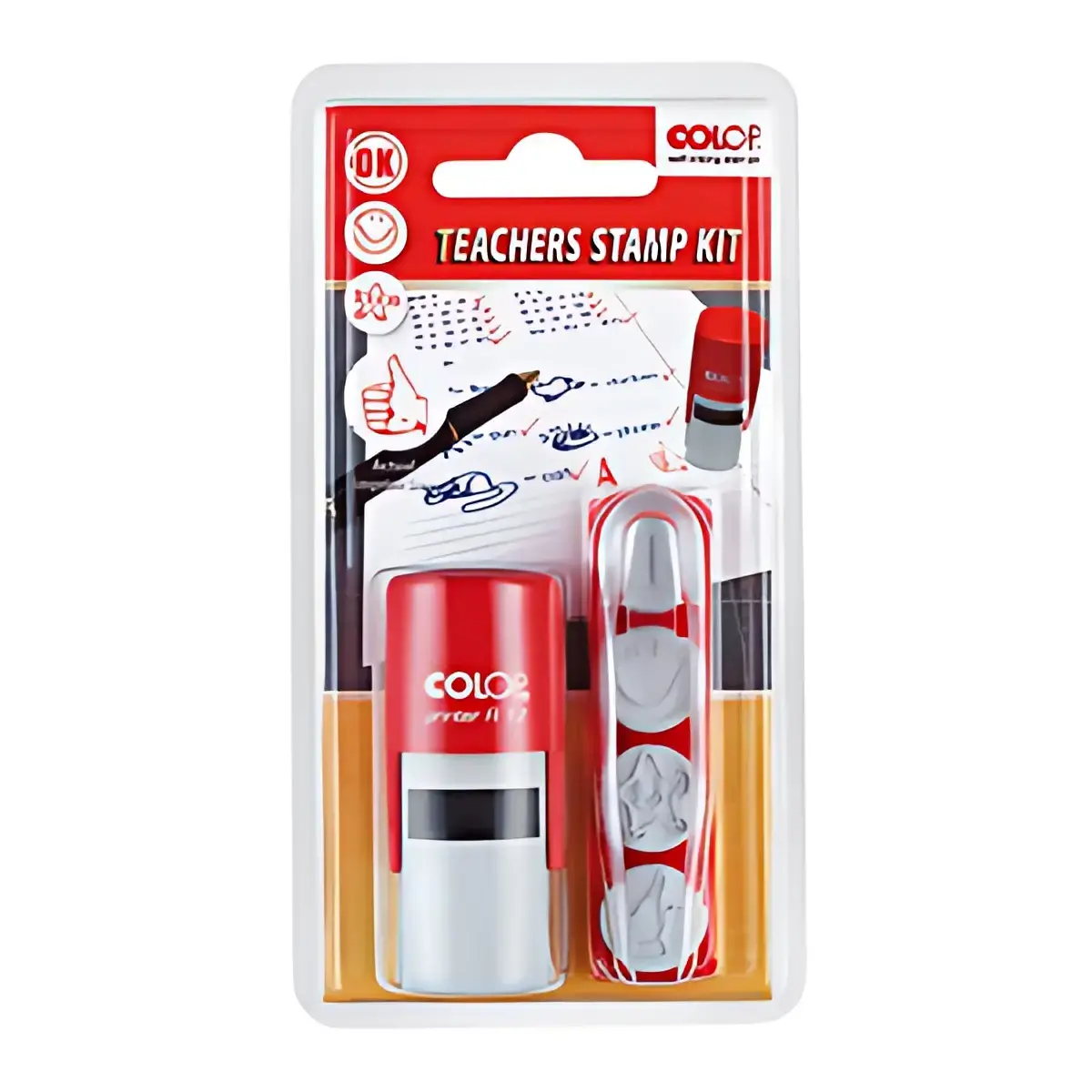 COLOP Tampon pour enseignant 'Teachers Stamp Kit', 4 motifs