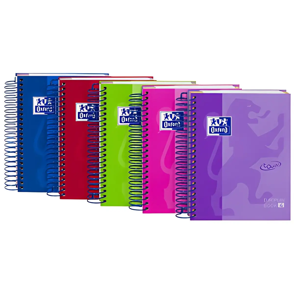 Cahier à spirale European Book Touch - A6 - quadrillé - Oxford