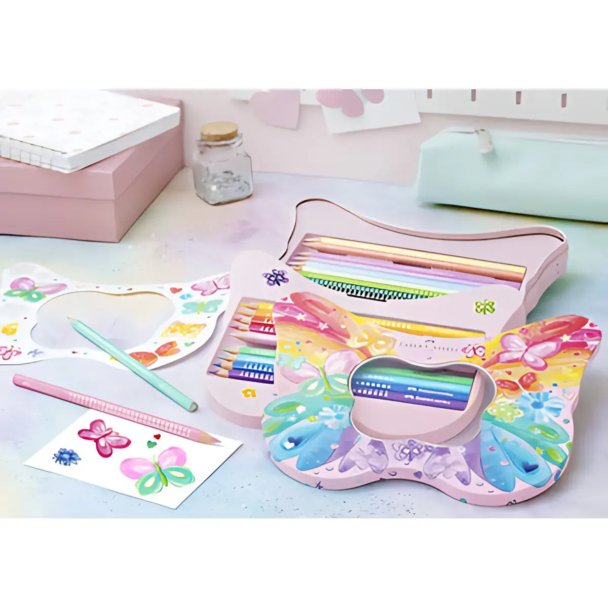 Crayon de couleur triangulaire GRIP SPARKLE - Faber-Castell