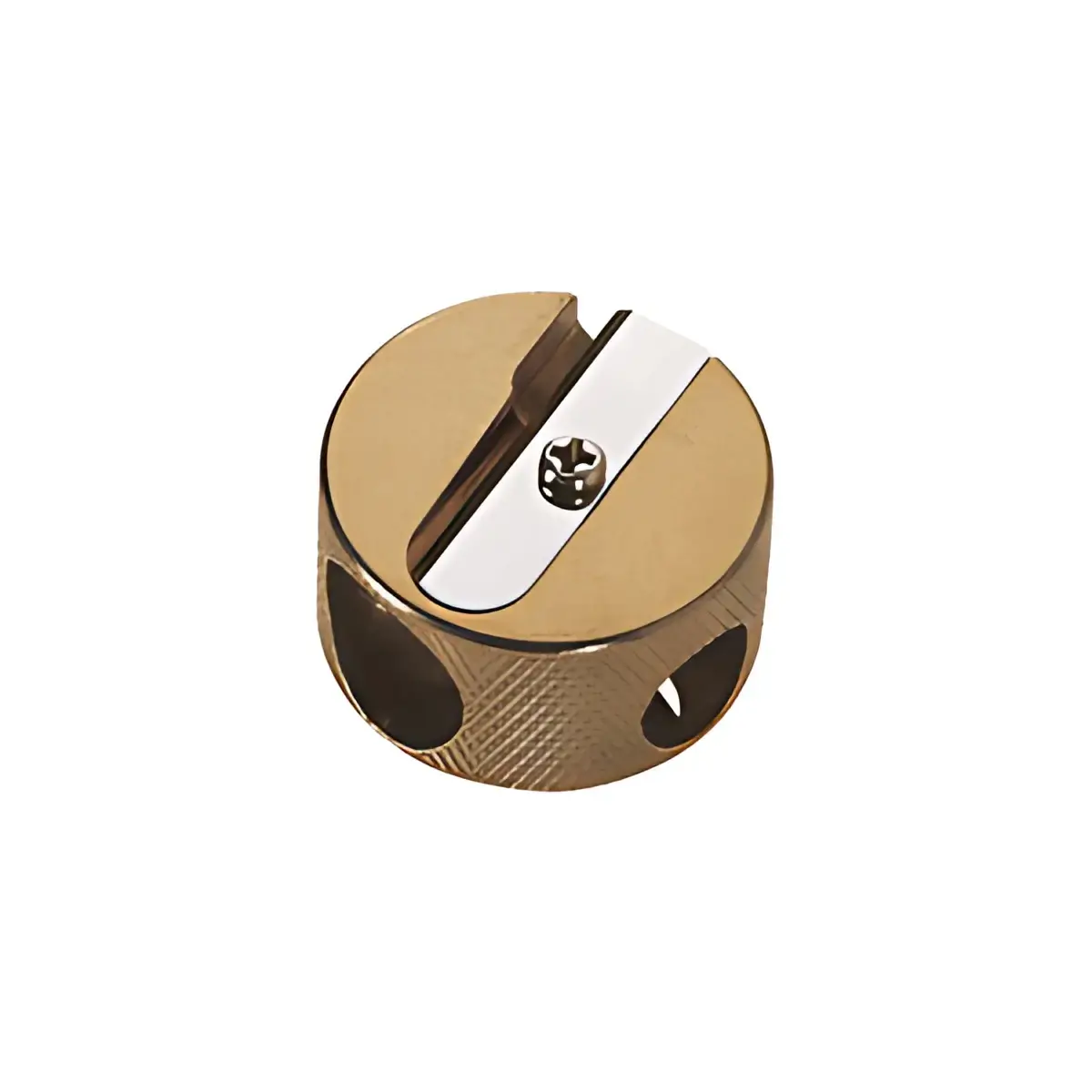 M+R Taille-crayon duo, en laiton, rond, en boîte cadeau