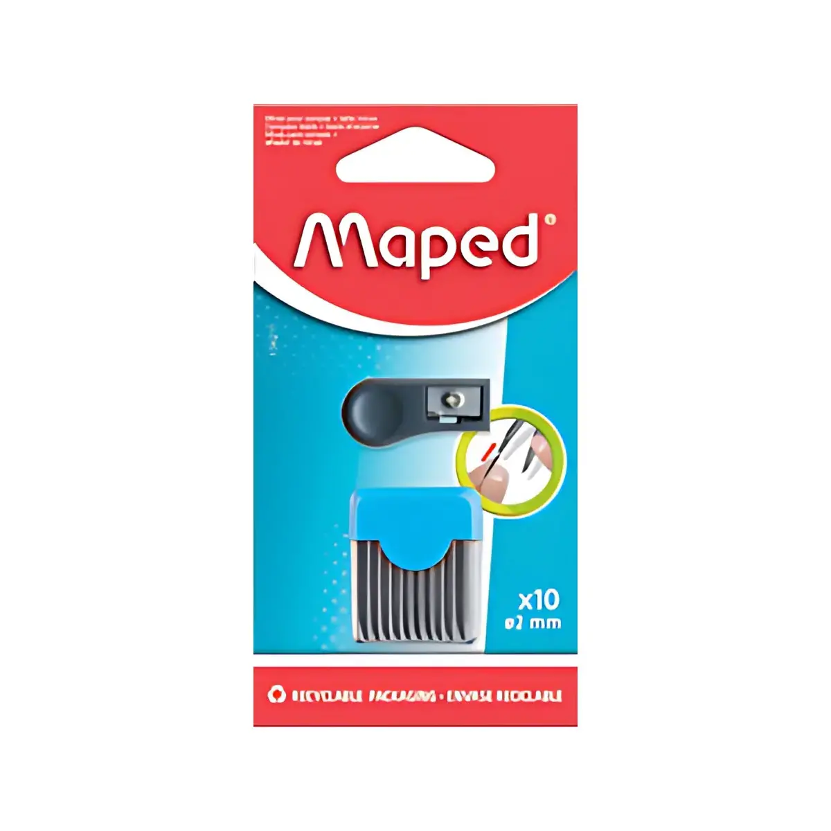 MAPED Mine de rechange pour compas + taille-mine, blister