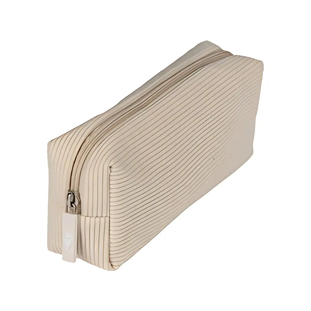 WEDO Trousse en velours c&ocirc;tel&eacute;, beige 