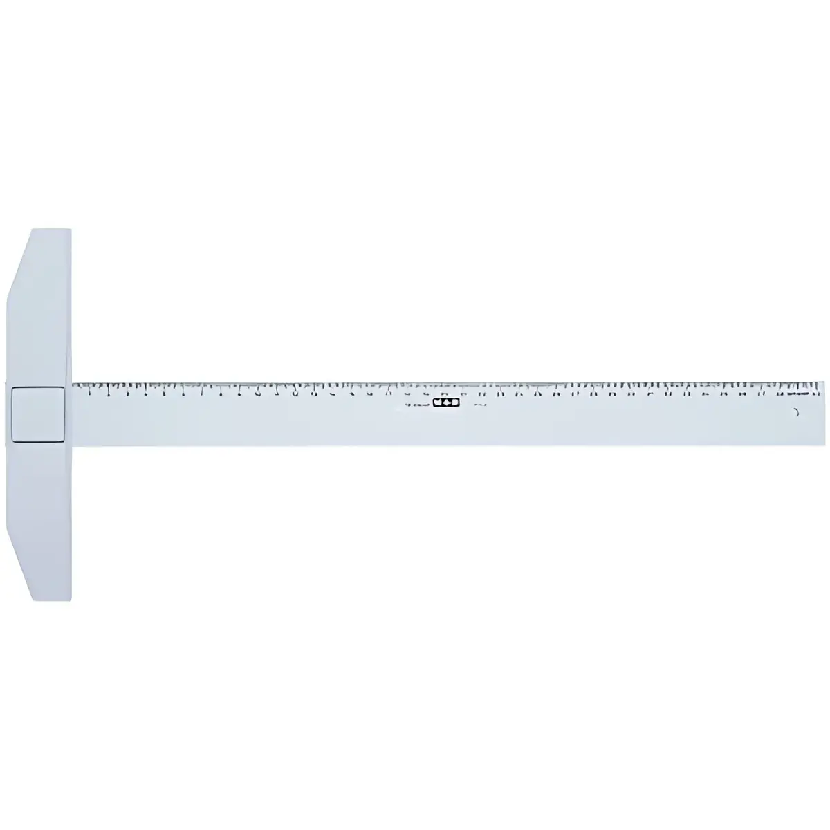 M+R Règle té, longueur de mesure: 750 mm, bleu transparent