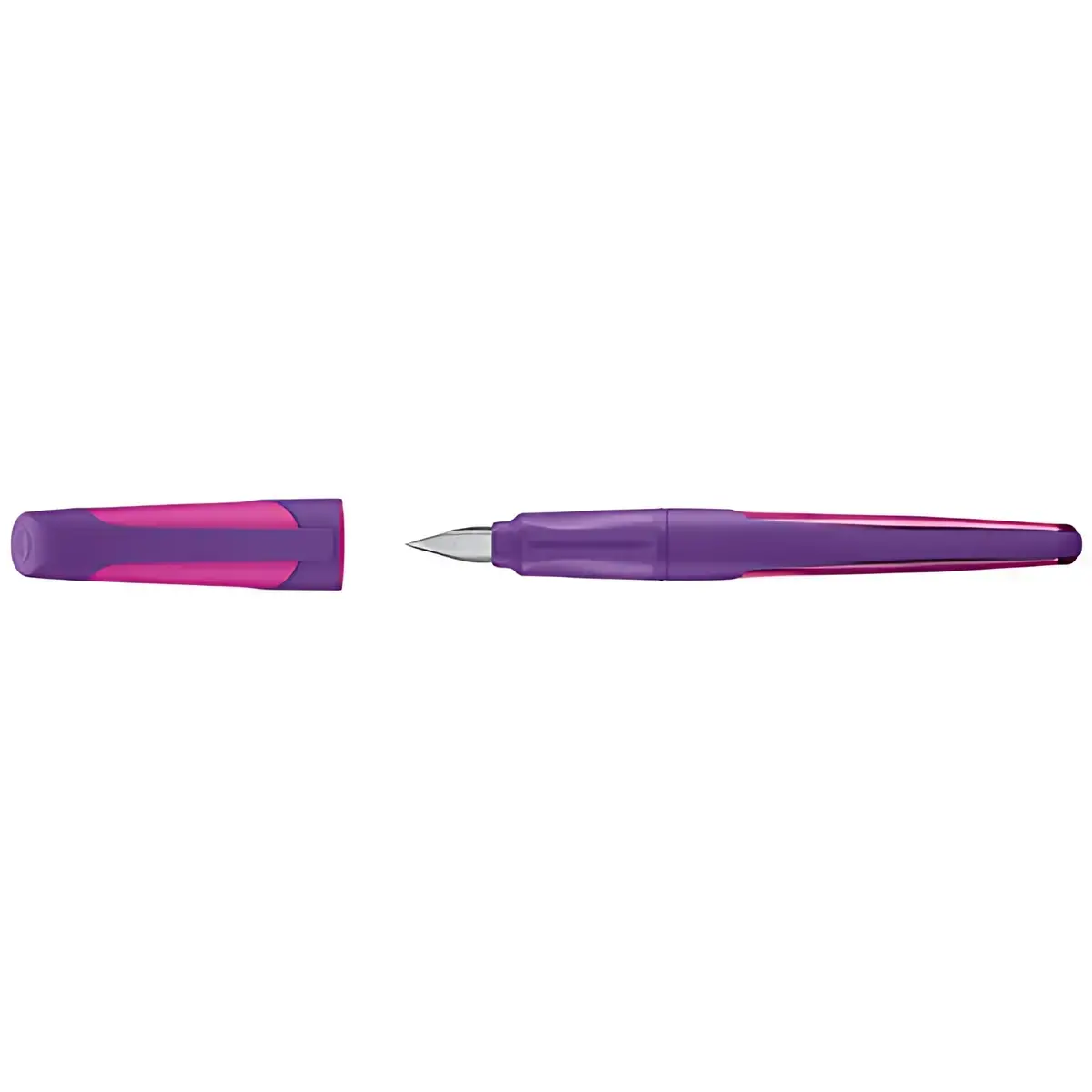 Stylo plume EASYbuddy M - droitiers - Noir/citron vert - Stabilo