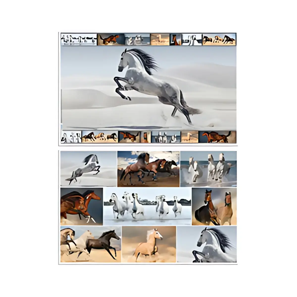 HERMA Sous-main 'Chevaux', (L)550 x (H)350 mm 