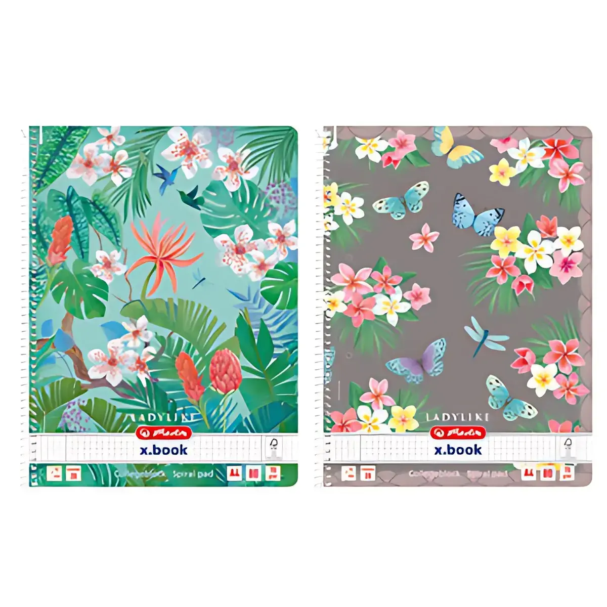 HERLITZ Cahier à spirales Ladylike, A4, ligné