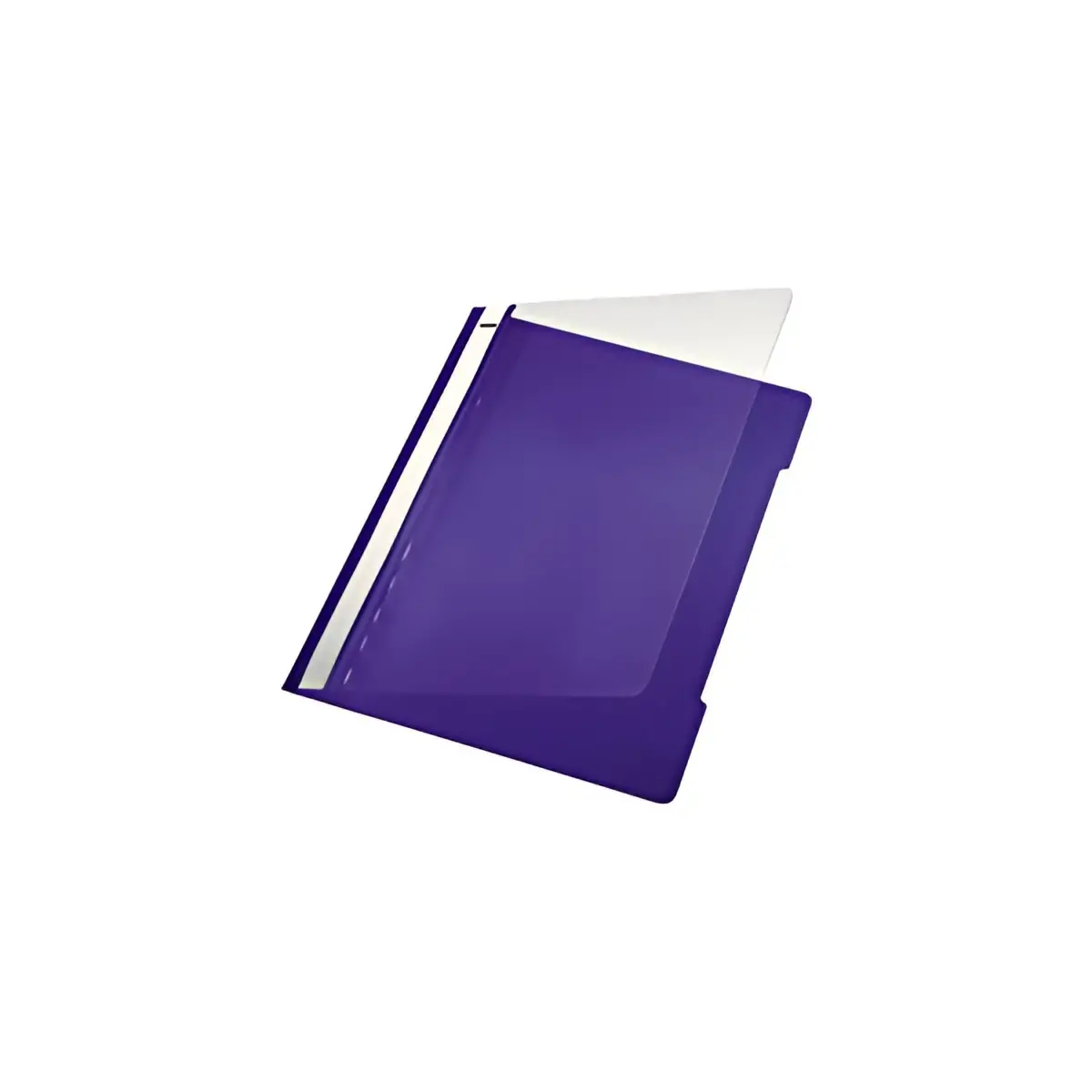 LEITZ chemise à lamelle Standard, format A4, PVC, violet,