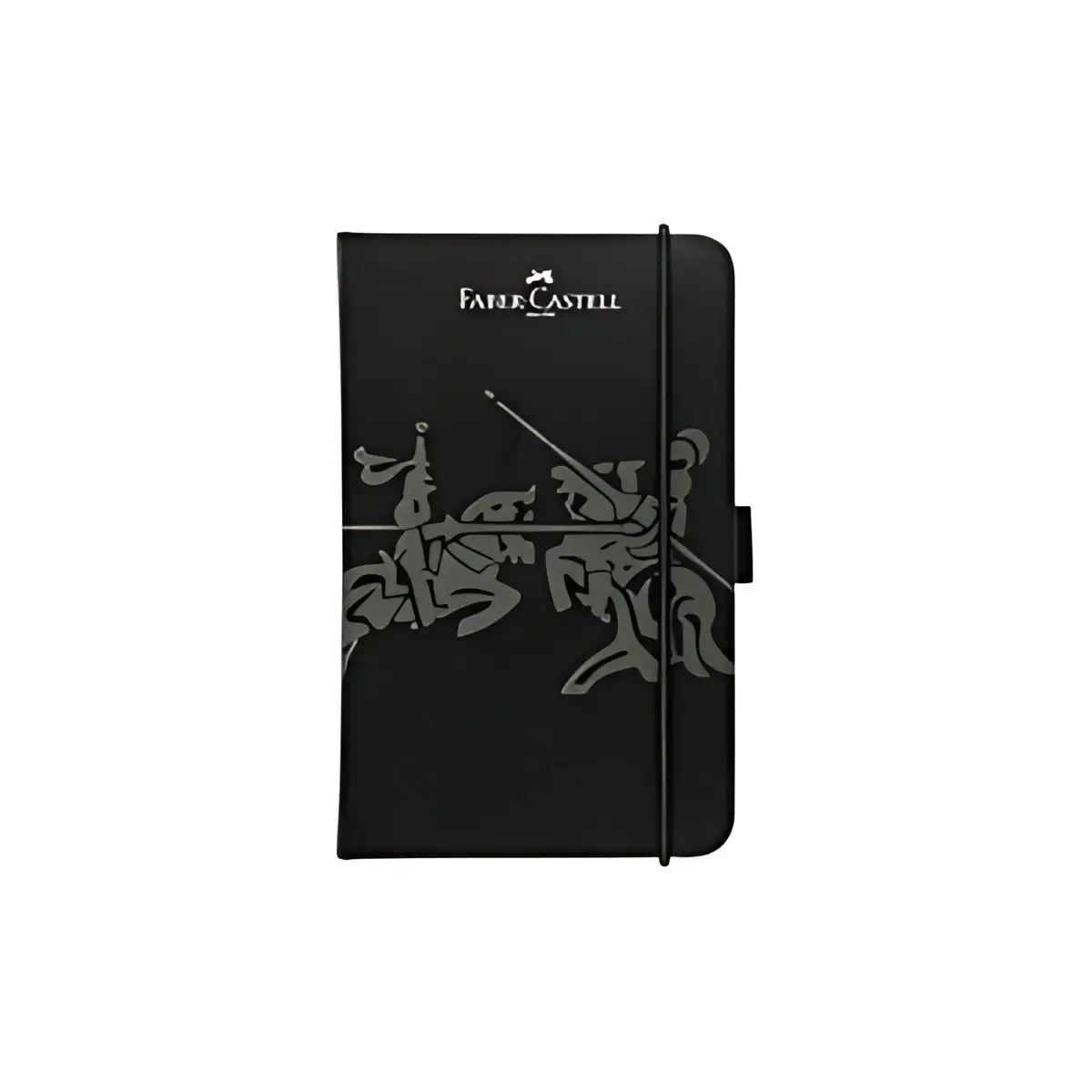 FABER-CASTELL Carnet, A6, quadrillé, noir