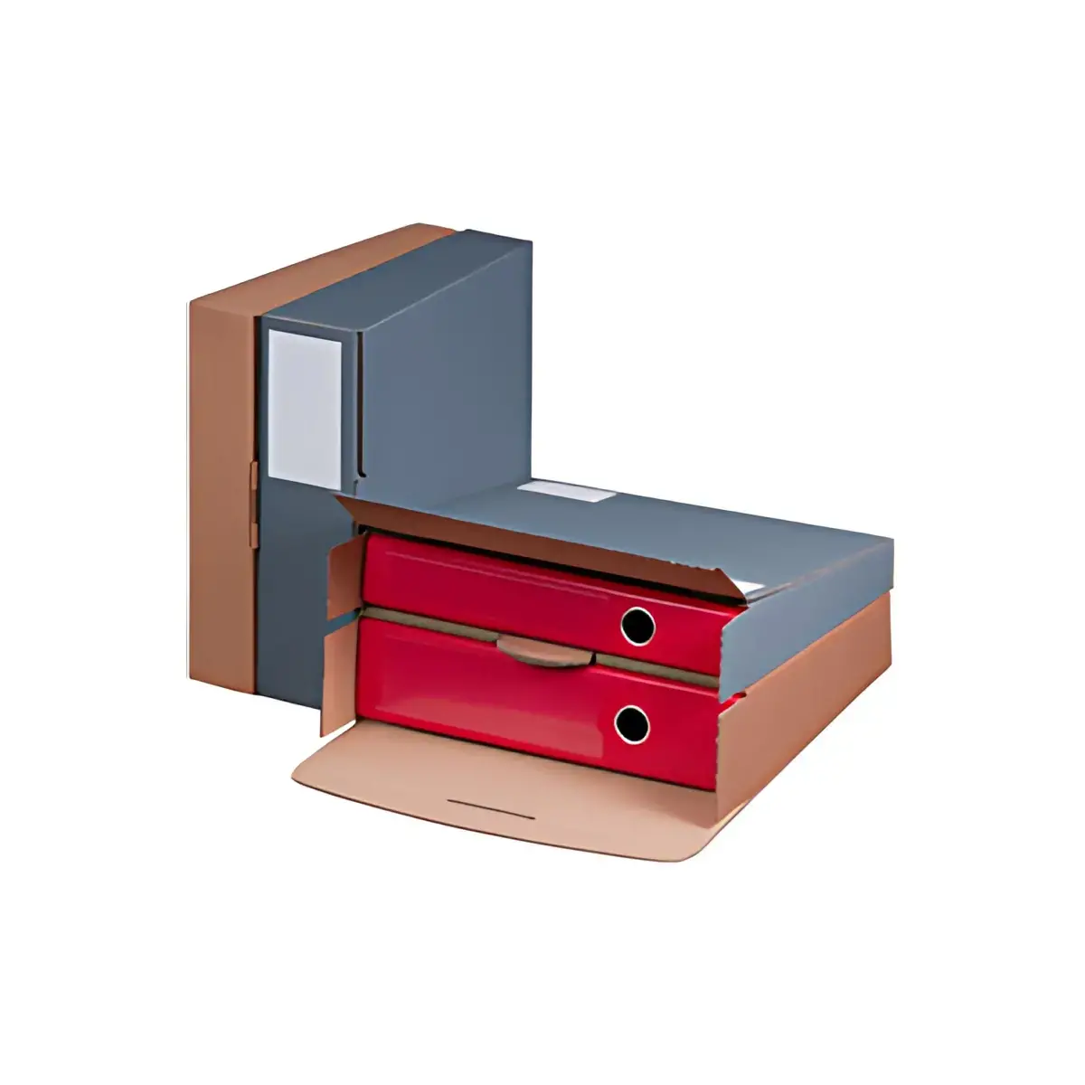 20 SMARTBOXPRO Carton d'expédition pour classeur, brun