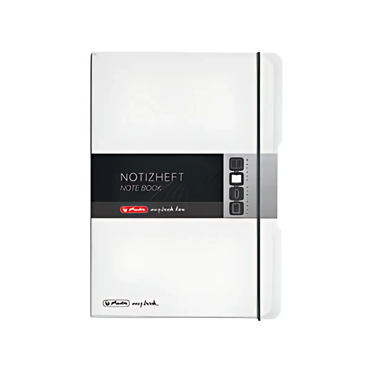 HERLITZ Carnet de notes my.book flex, A5, PP, noir 