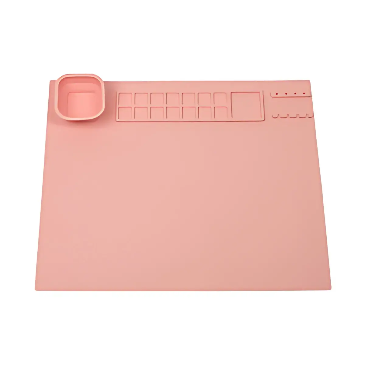 WEDO Tapis de peinture en silicone, rose