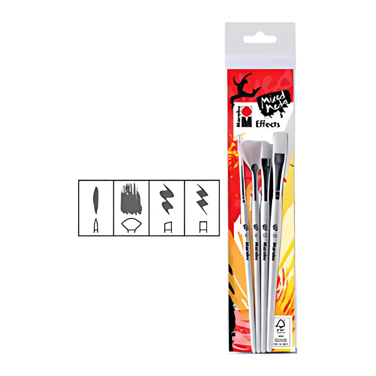 Marabu Kit de pinceaux 'Basics', &eacute;quipement de base 