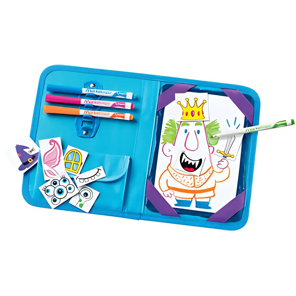 MAPED Creativ Kit de dessin voyage TRAVEL BOARD, 21 pièces