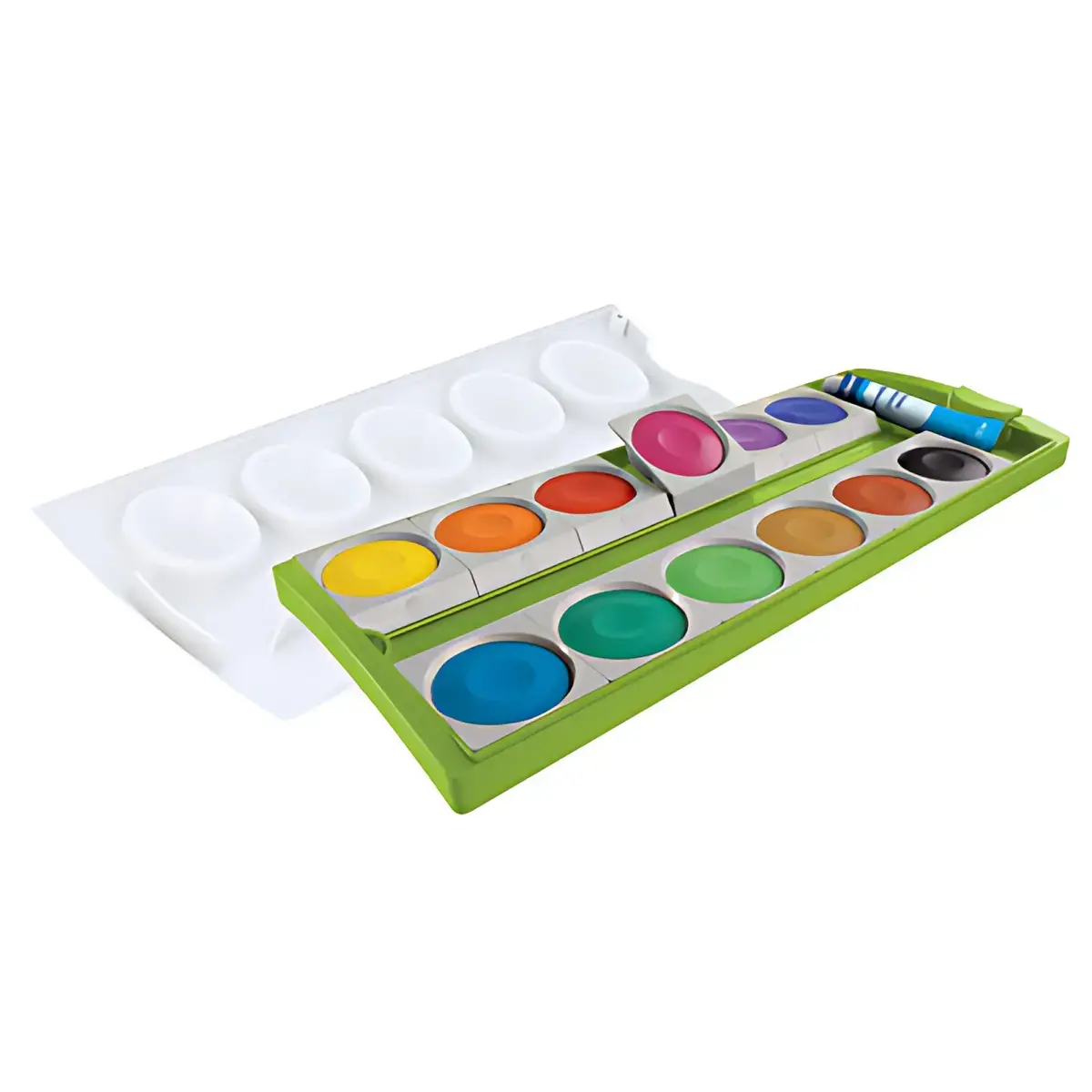 Pelikan Bo&icirc;te de peinture K12, 12 couleurs, vert 