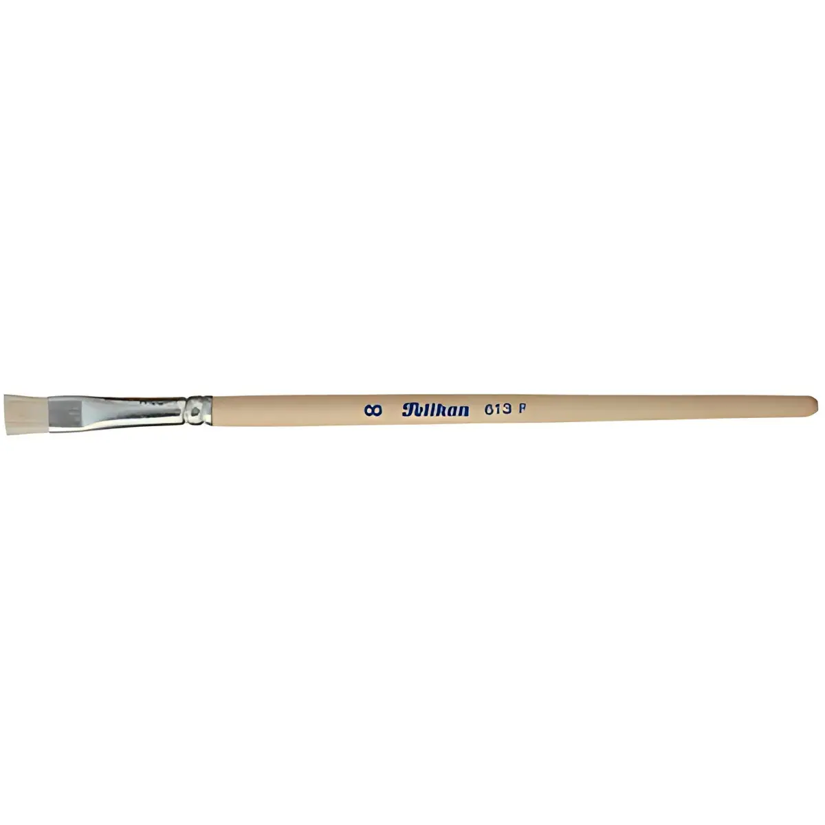 Pinceau à soie 613 F - N. 18 - manche en bois non laqué - Pelikan