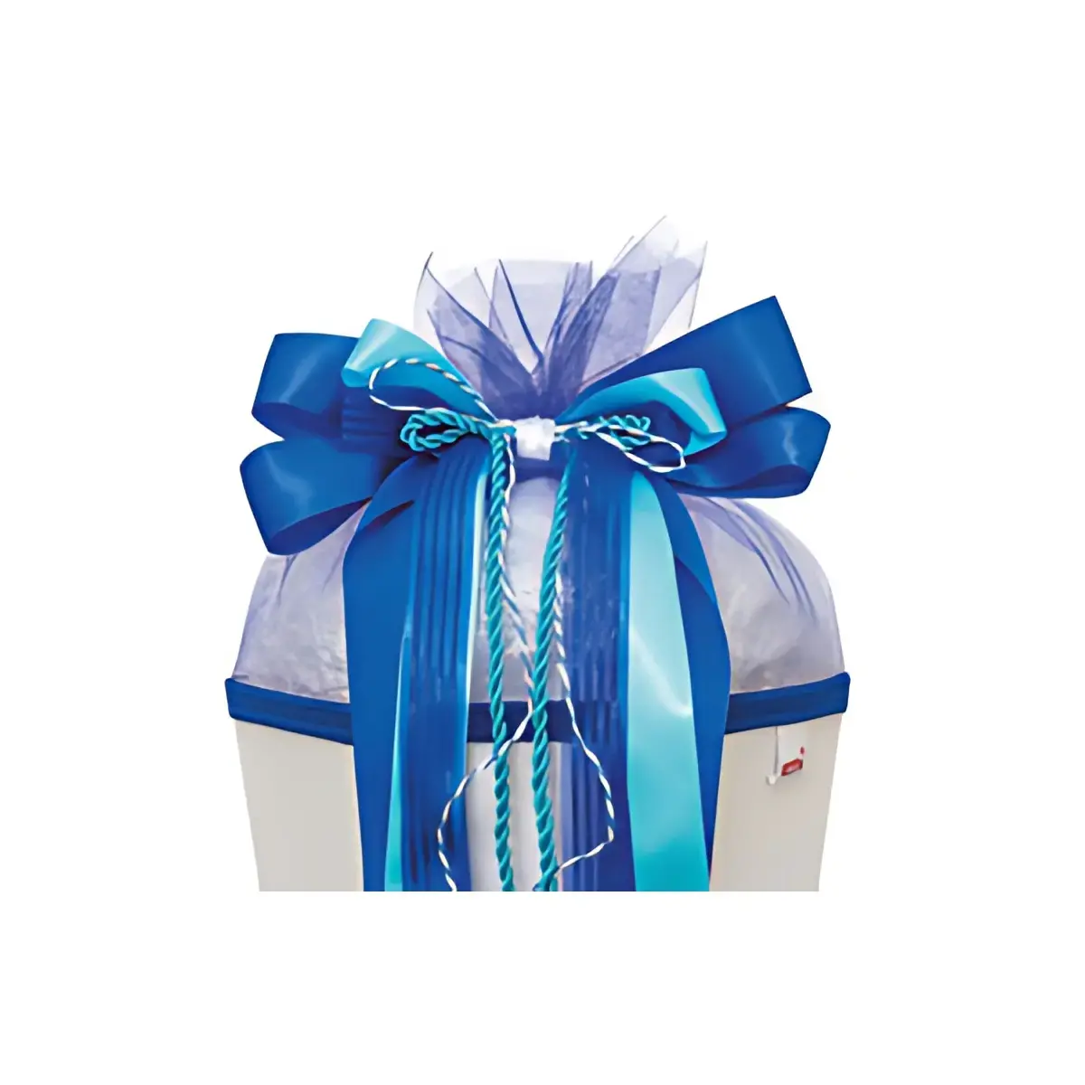 ROTH Pochette 'Speed', blanc/bleu/noir en 70% polyester et