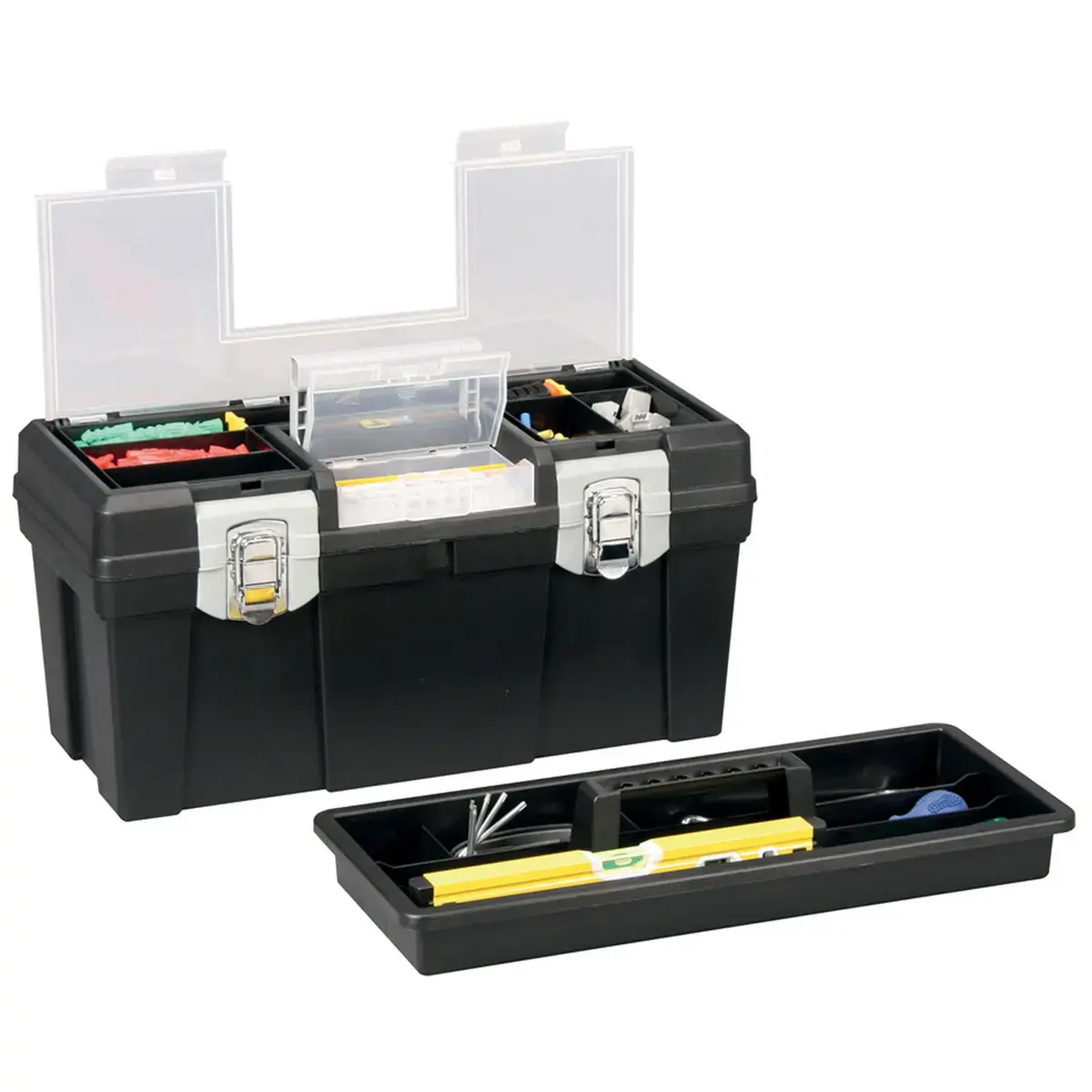 Bo&icirc;te &agrave; outils McPlus Promo 20, PP, noir - Allit 