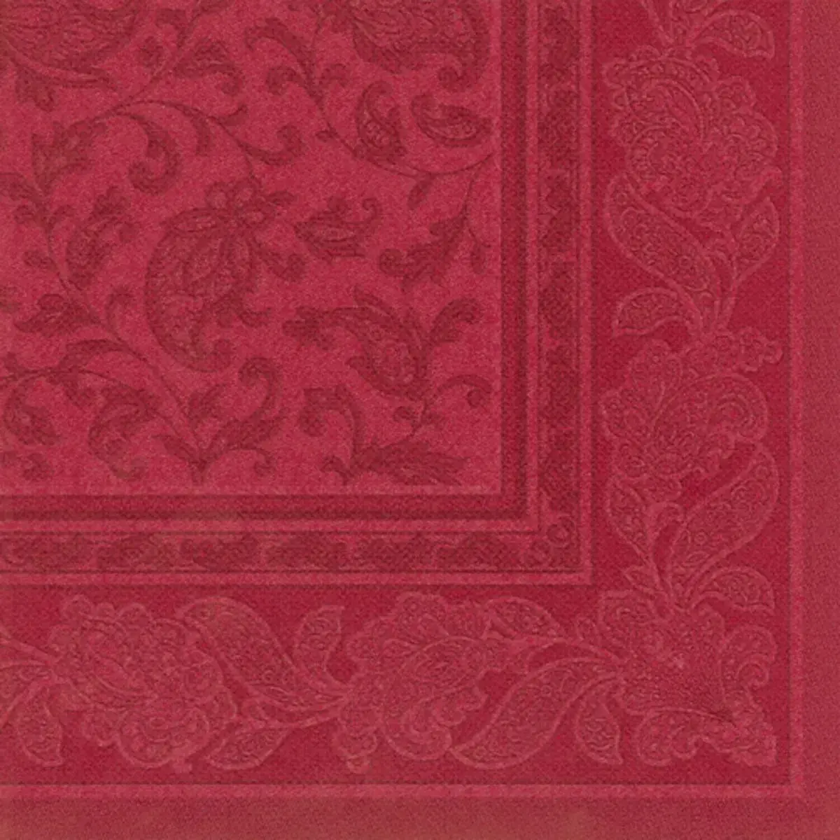 Serviette ROYAL Collection Ornaments - Blanc - Papstar