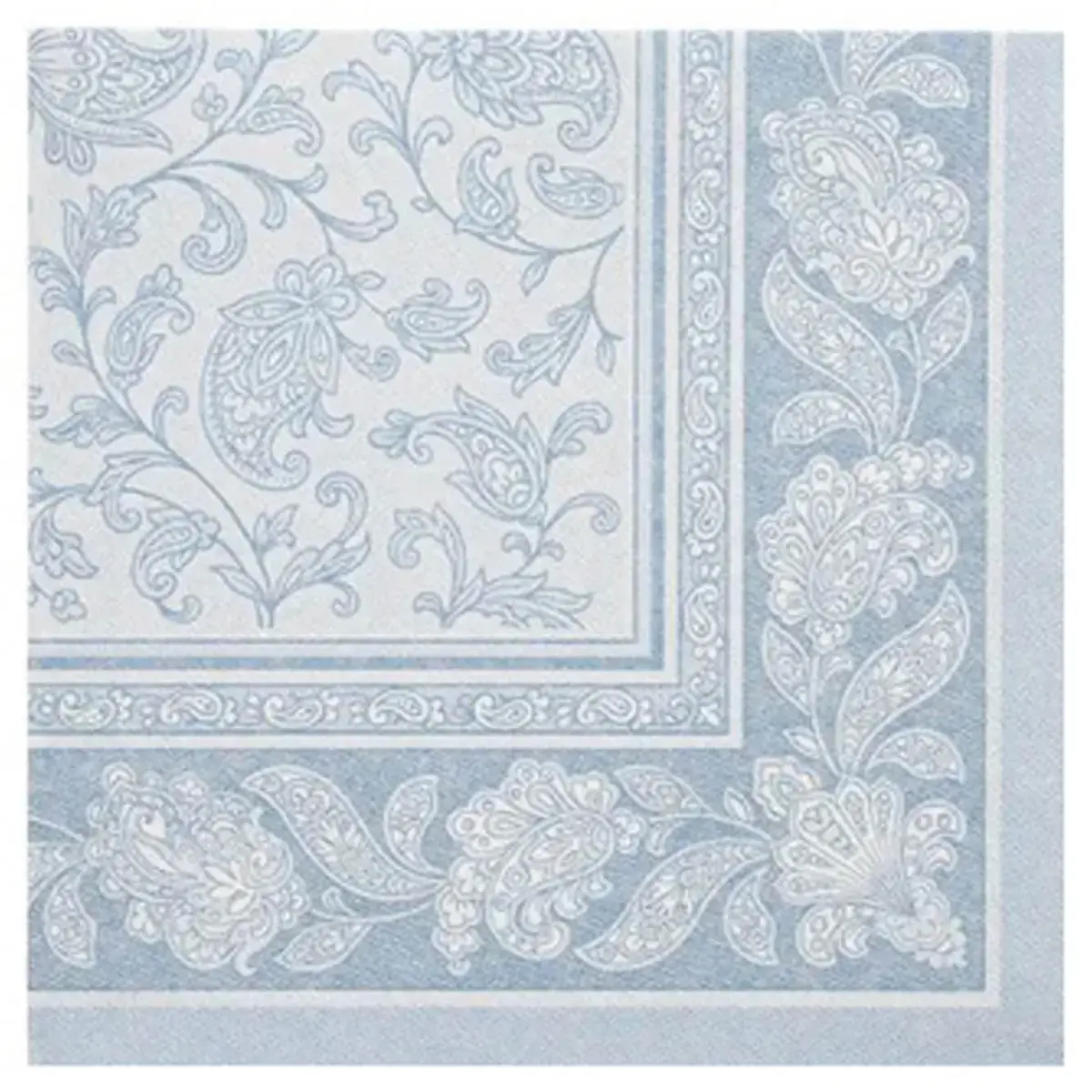 Serviette ROYAL Collection Ornaments - Blanc - Papstar